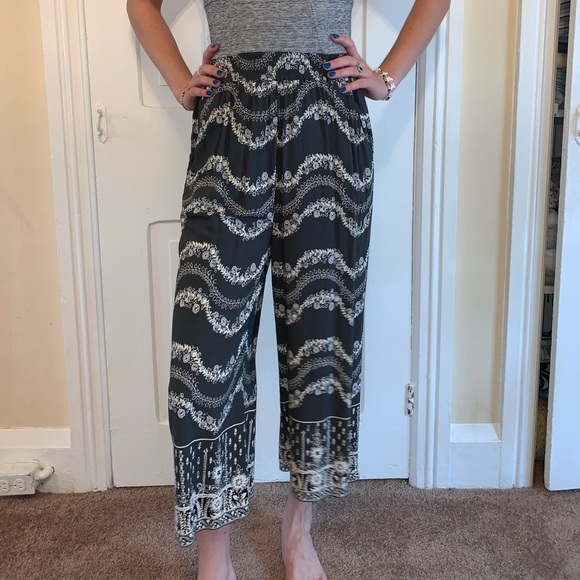 Anthropologie Maple Lane Belted Culotte Jumpsuit - Picture 8 of 16
